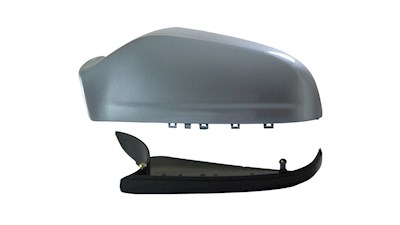 Vauxhall Opel Astra Wing Mirror Cover MK5 2005-2009 Silver Lightning & Lower Cover Holder LHS